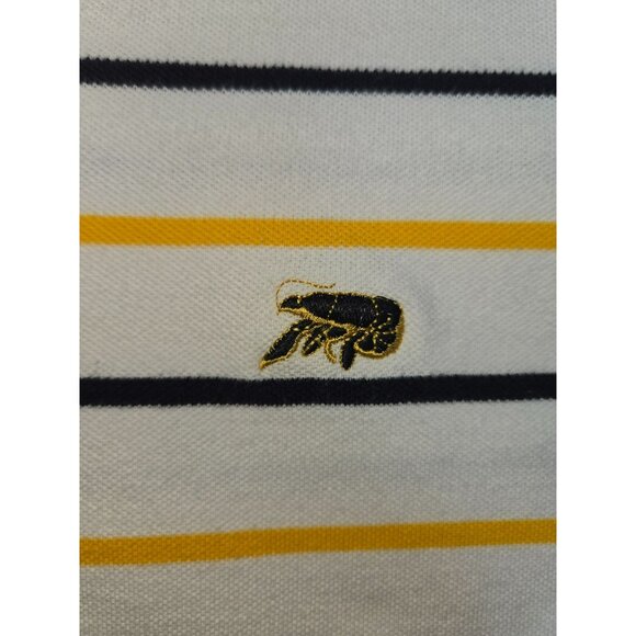 Perlis Mens Classic Fit Striped Polo Medium Combed Cotton - Picture 7 of 8